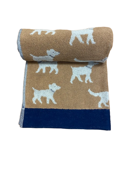 Bellissimo Pooch Jacquard Cotton Towel