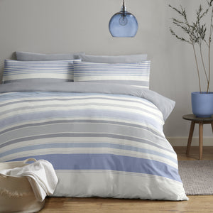 Chambray Stripe Duvet Set