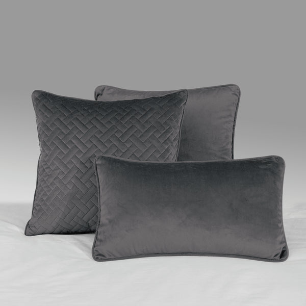 Versailles French Velvet Quilted Cushion Cover