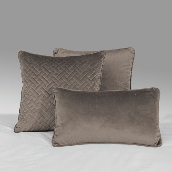 Versailles French Velvet Quilted Cushion Cover