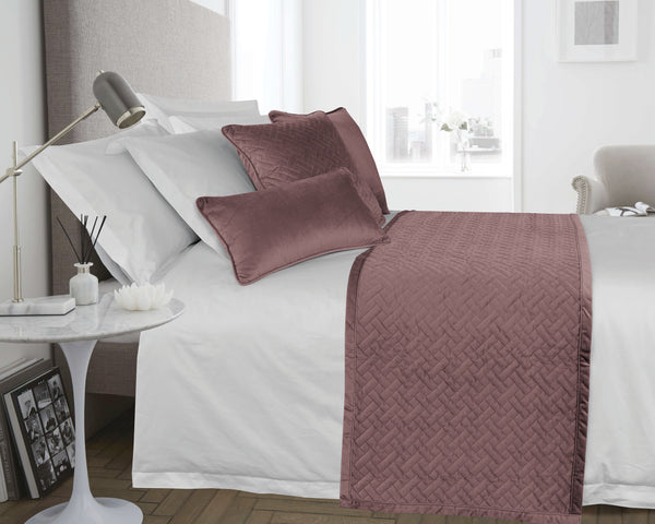 Versailles French Velvet Quilted Bed Runner