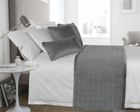 Versailles French Velvet Quilted Bed Runner