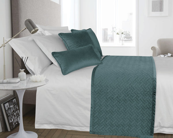 Versailles French Velvet Quilted Bed Runner