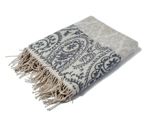 Samaria Paisley Cotton Rich Throw