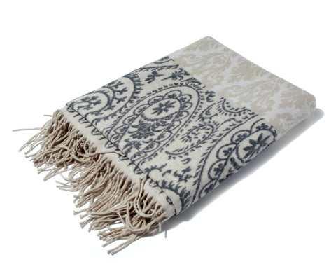 Samaria Paisley Cotton Rich Throw