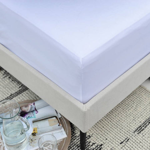 200 Thread Count Fitted Sheet (Available in White and Grey)